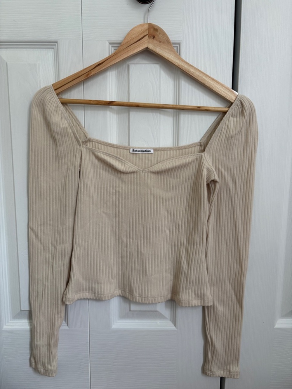 Reformation October knit top